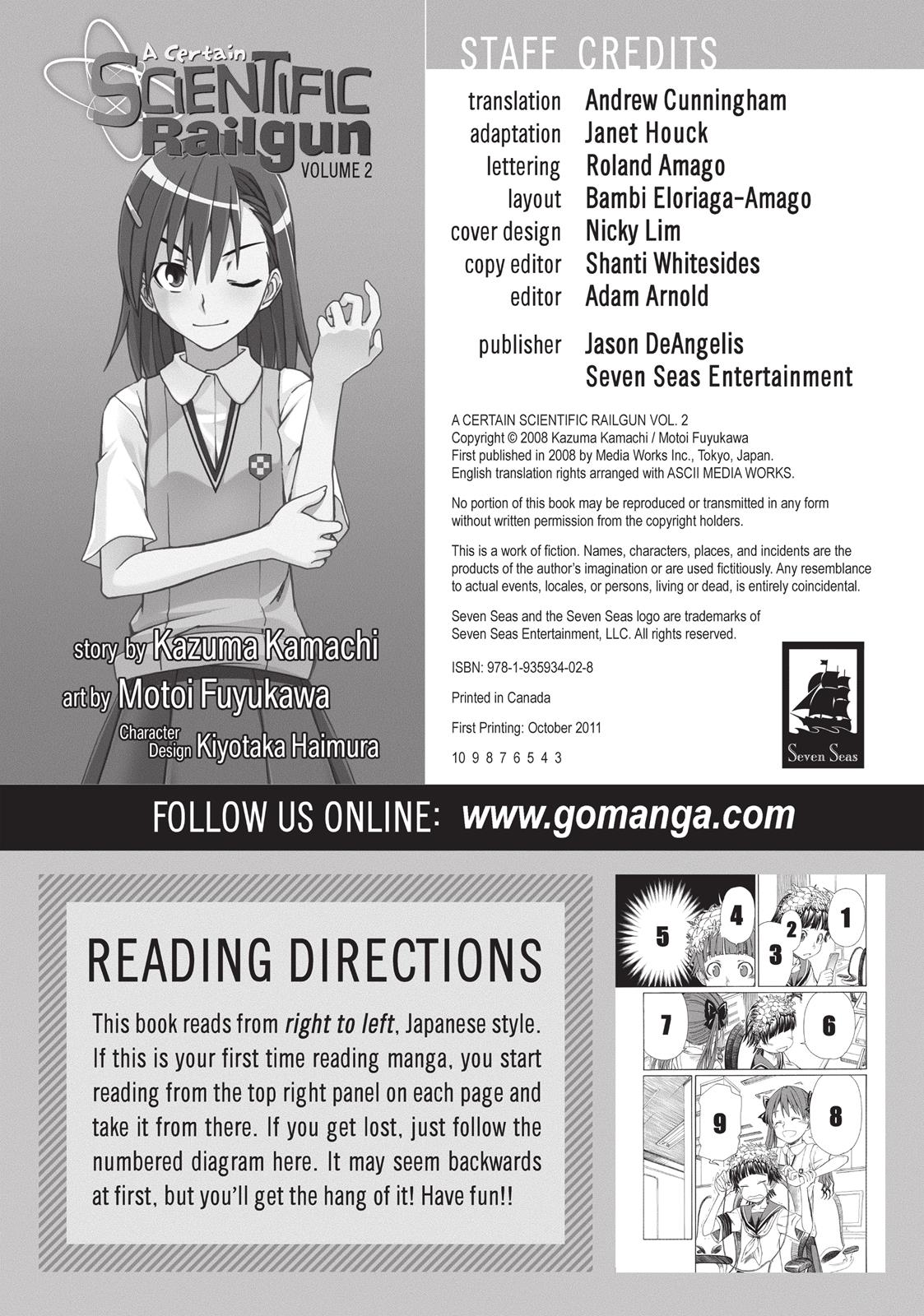 Read A Certain Scientific Railgun Manga Online