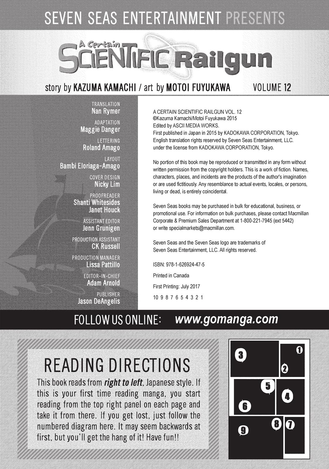 Read A Certain Scientific Railgun Manga Online