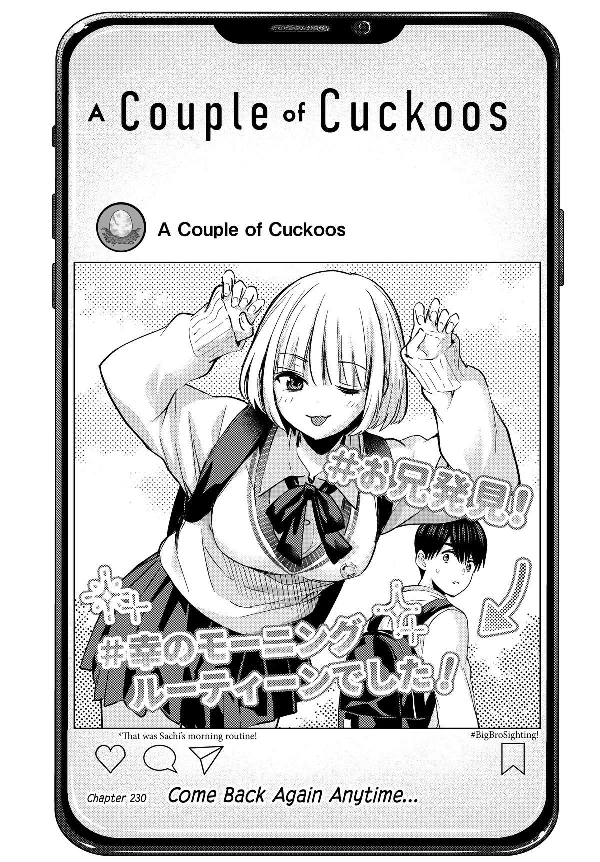 Read A Couple of Cuckoos Manga Online