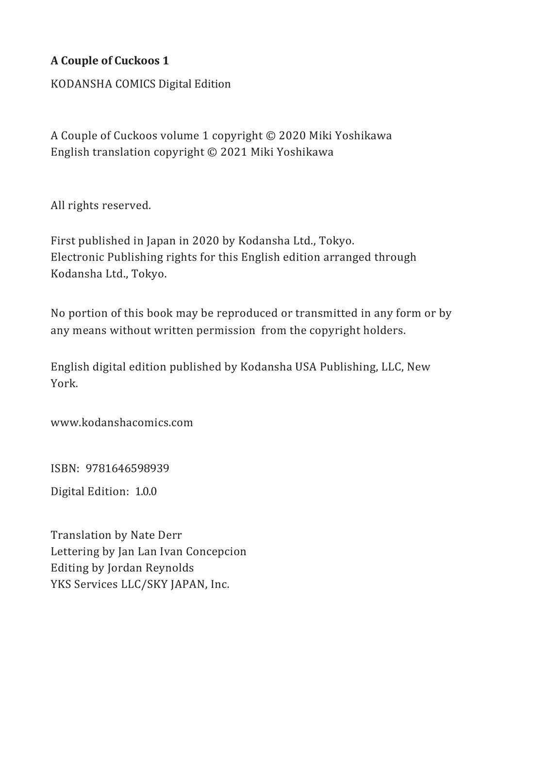 Read A Couple of Cuckoos Manga Online