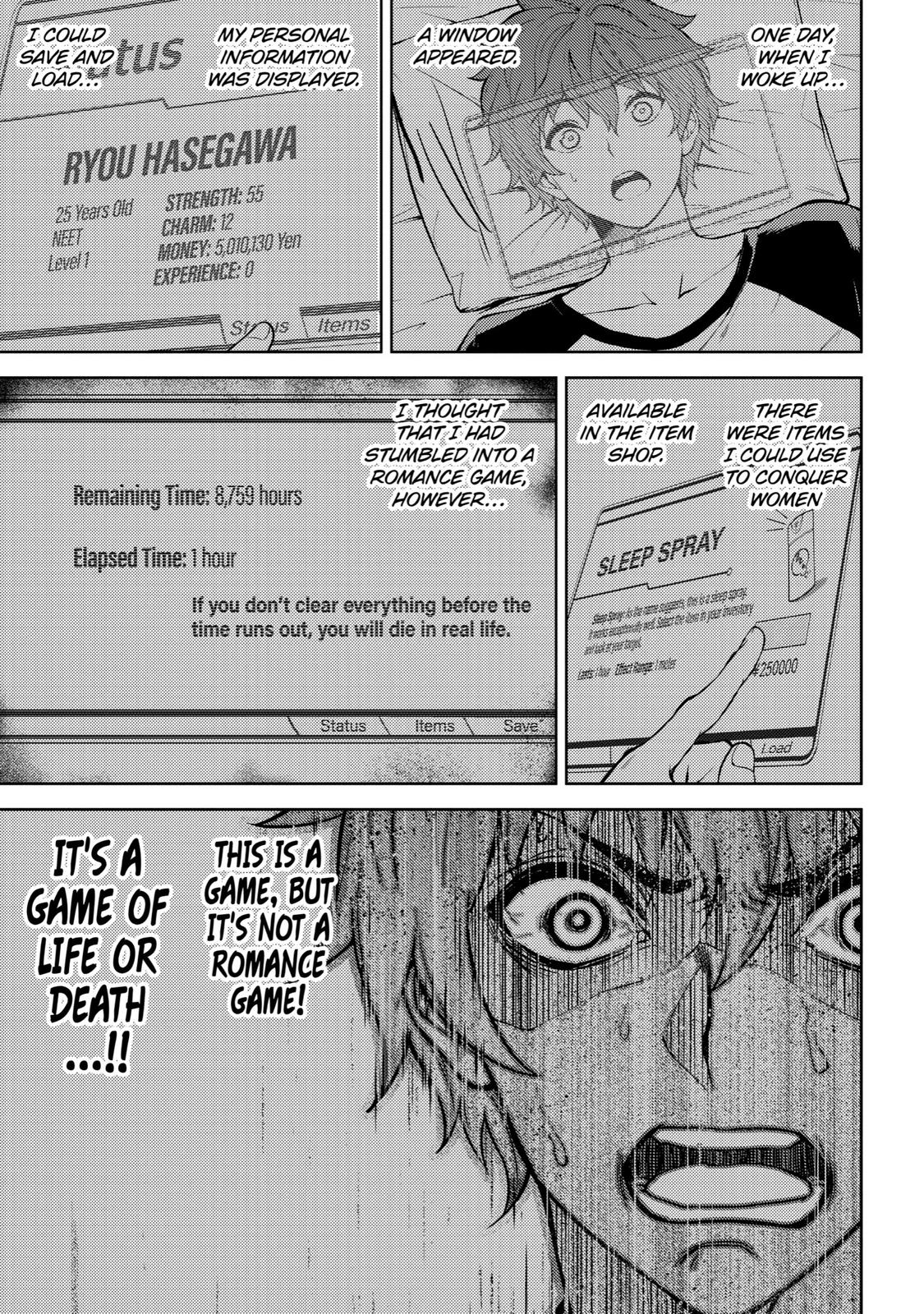 Read A Dating Sim of Life or Death Manga Online