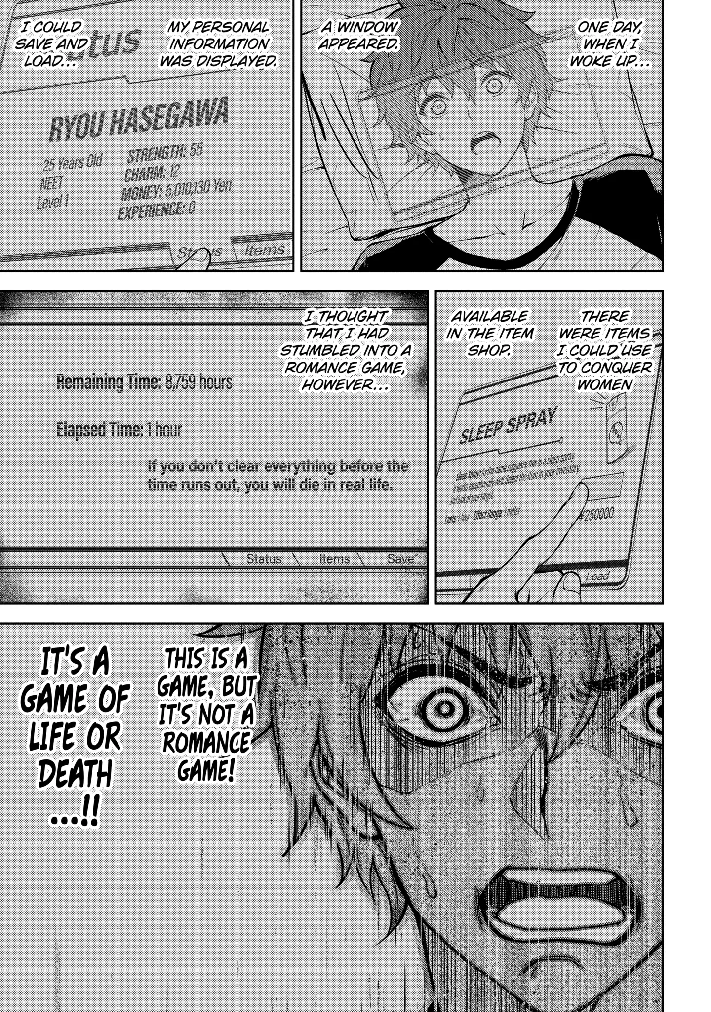 Read A Dating Sim of Life or Death Manga Online