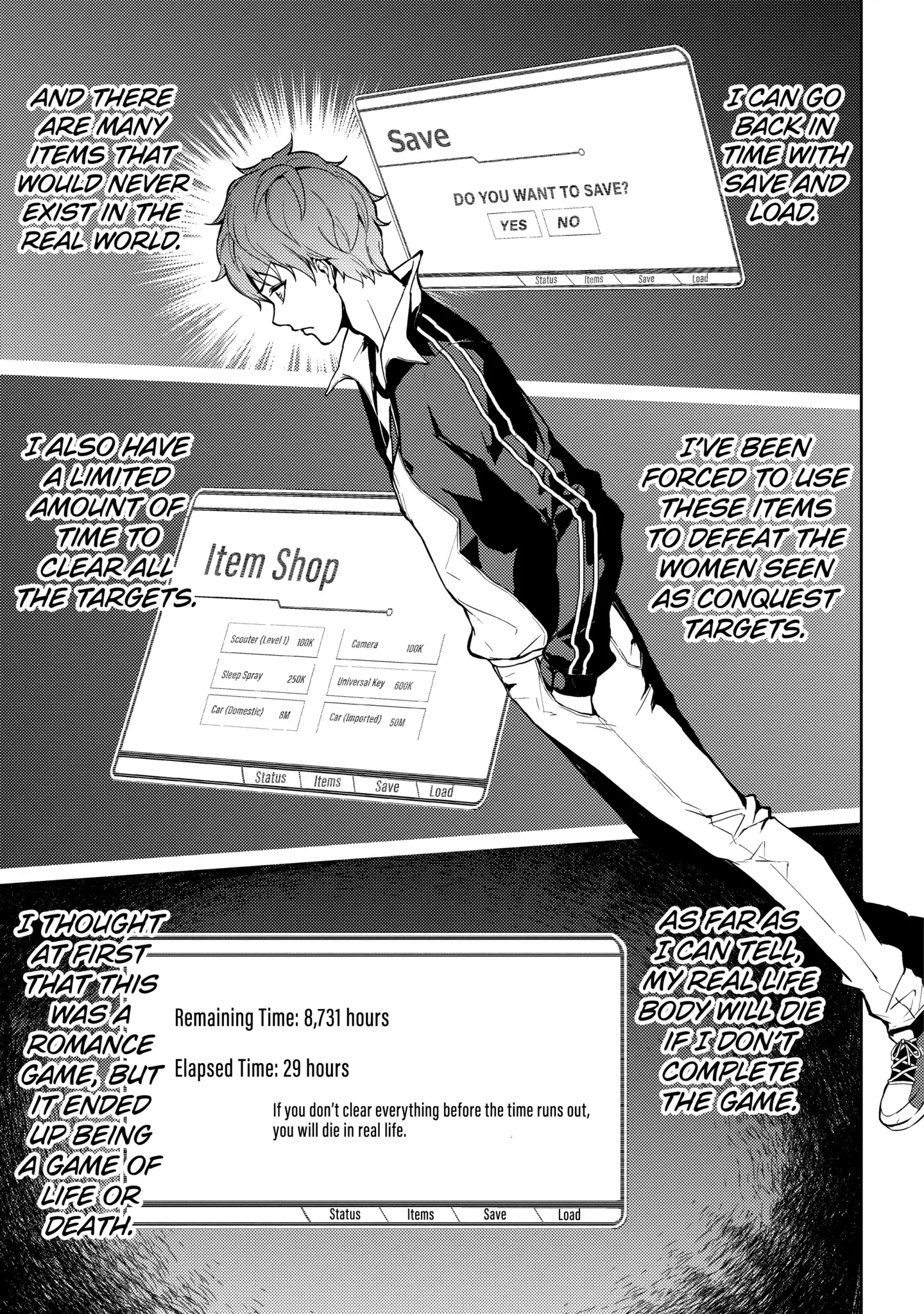 Read A Dating Sim of Life or Death Manga Online