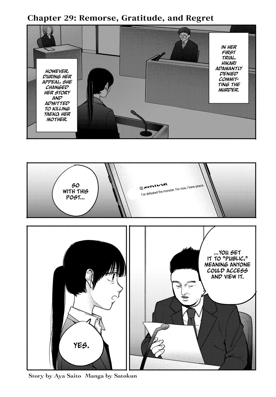 Read A Mother's Love, a Daughter's Prison Manga Online