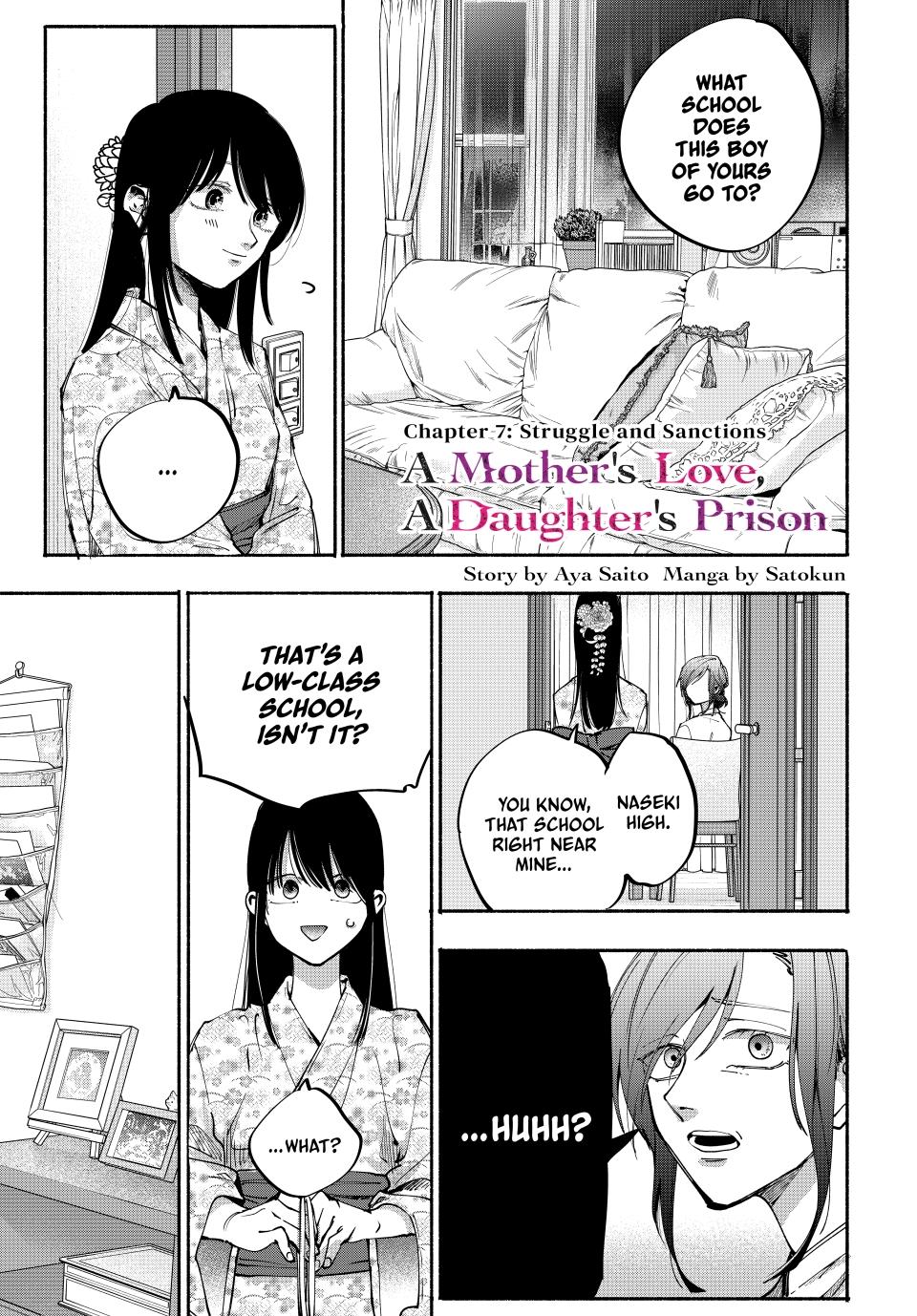 Read A Mother's Love, a Daughter's Prison Manga Online
