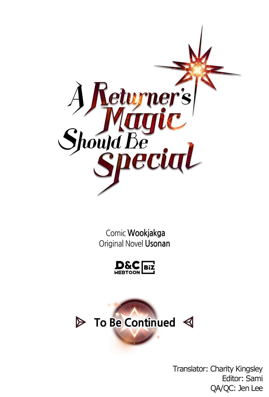 Read A Returner's Magic Should Be Special Manga Online