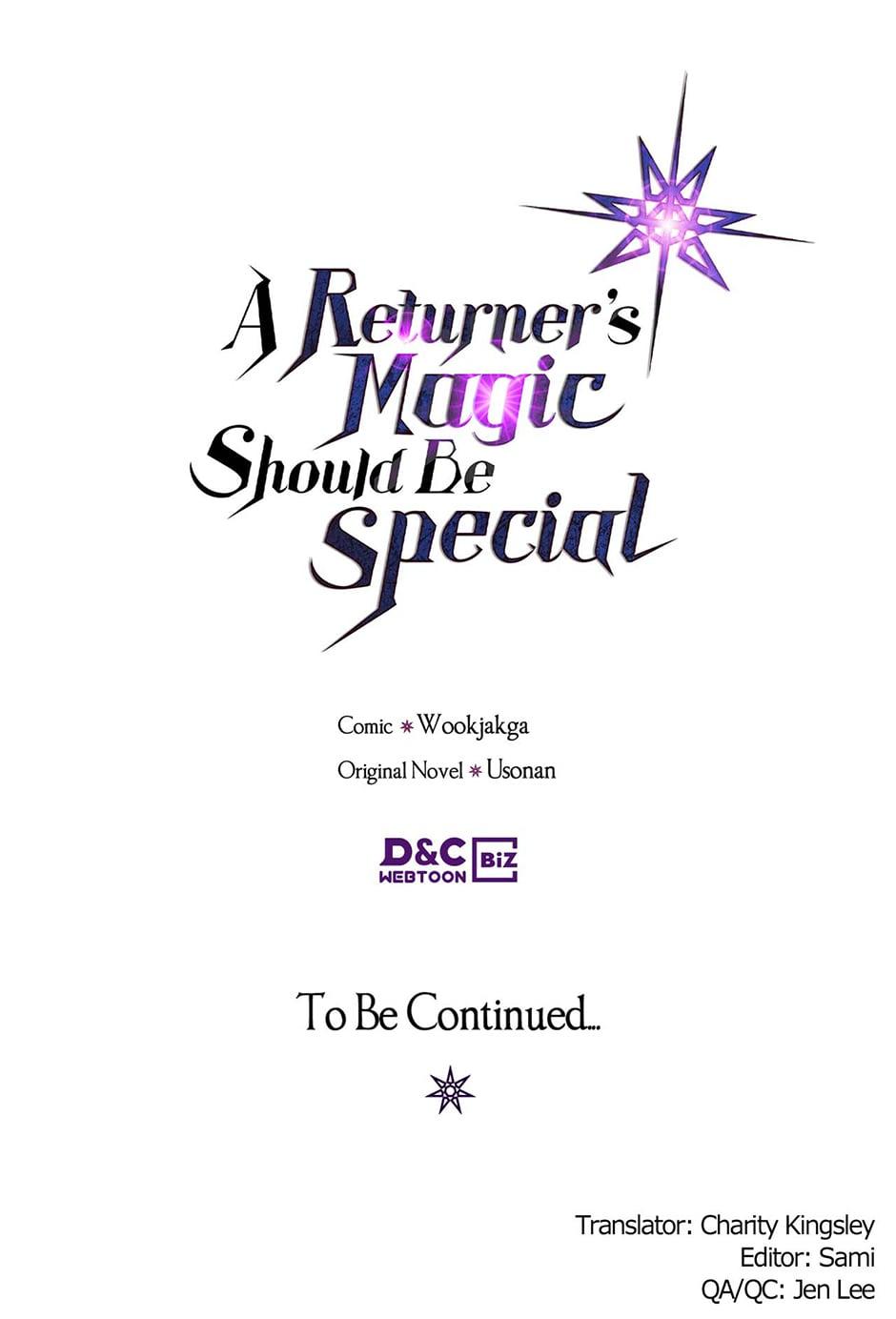 Read A Returner's Magic Should Be Special Manga Online