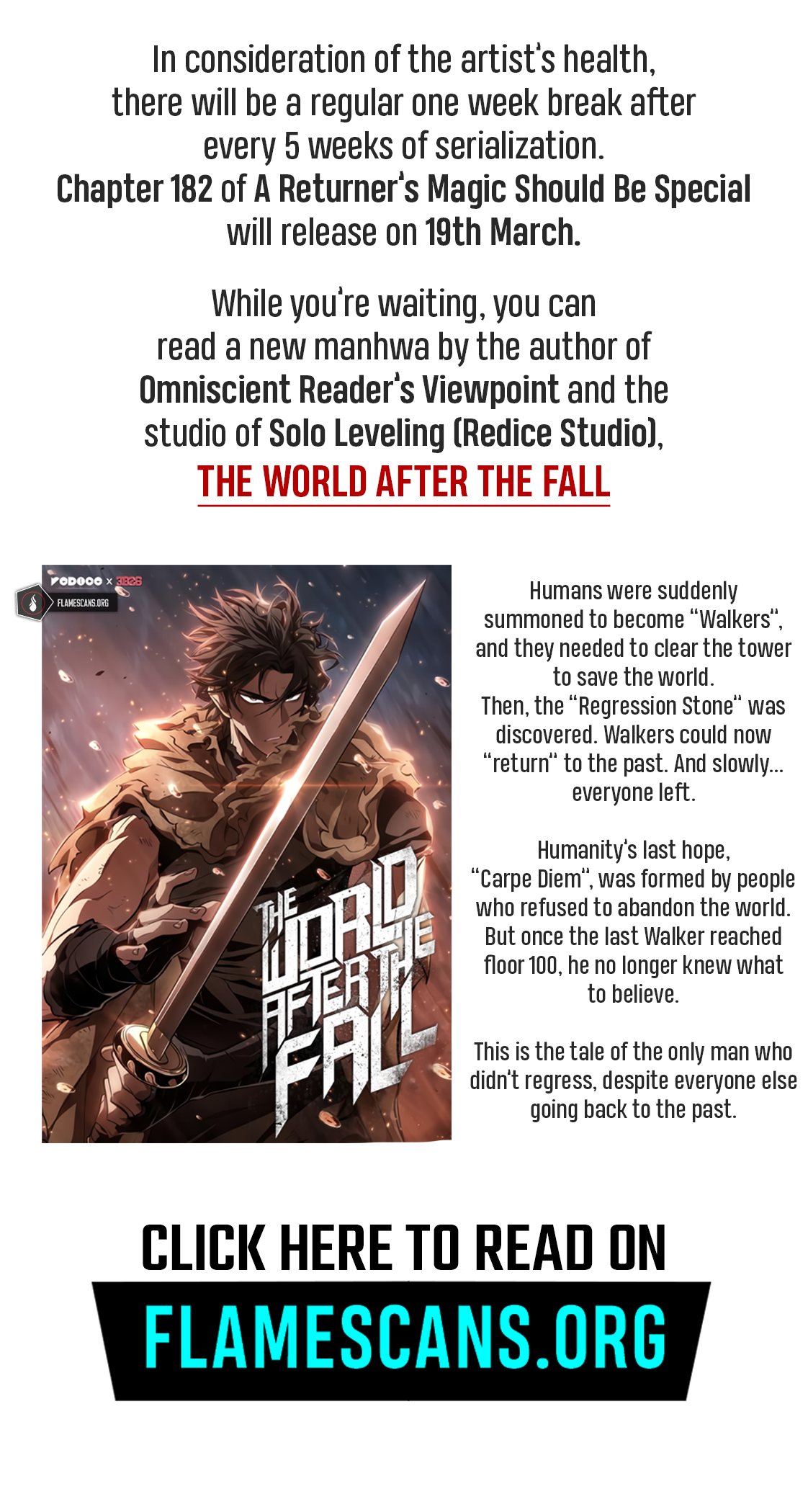 Read A Returner's Magic Should Be Special Manga Online