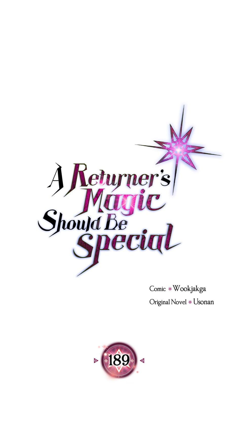 Read A Returner's Magic Should Be Special Manga Online
