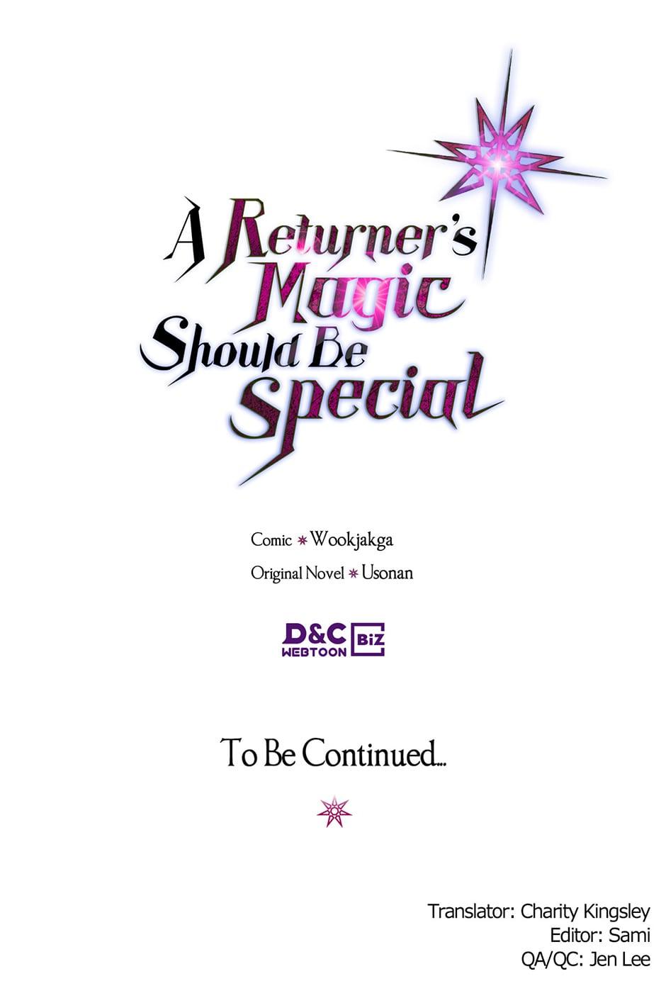 Read A Returner's Magic Should Be Special Manga Online