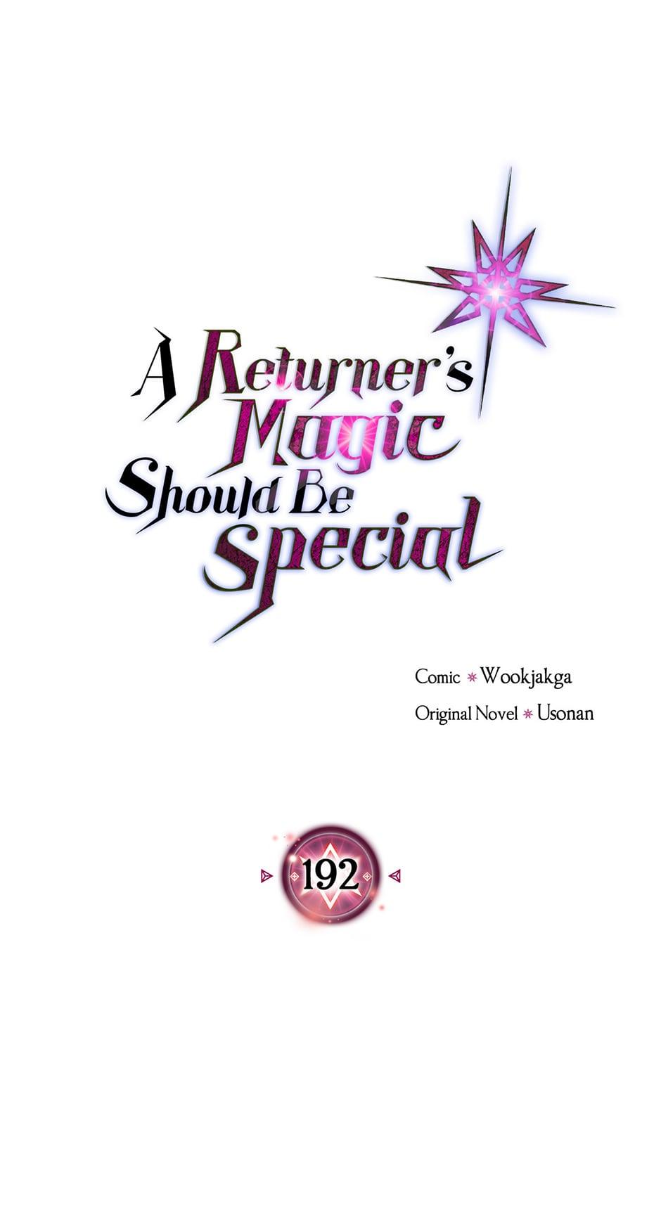 Read A Returner's Magic Should Be Special Manga Online