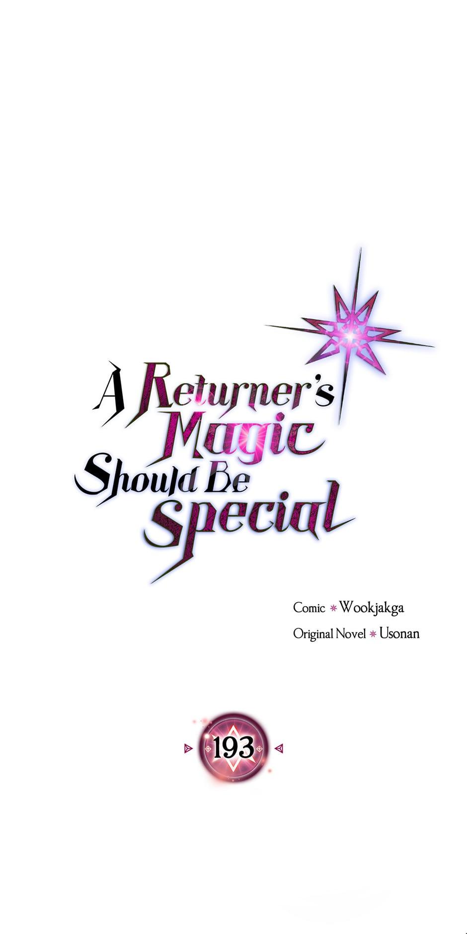 Read A Returner's Magic Should Be Special Manga Online