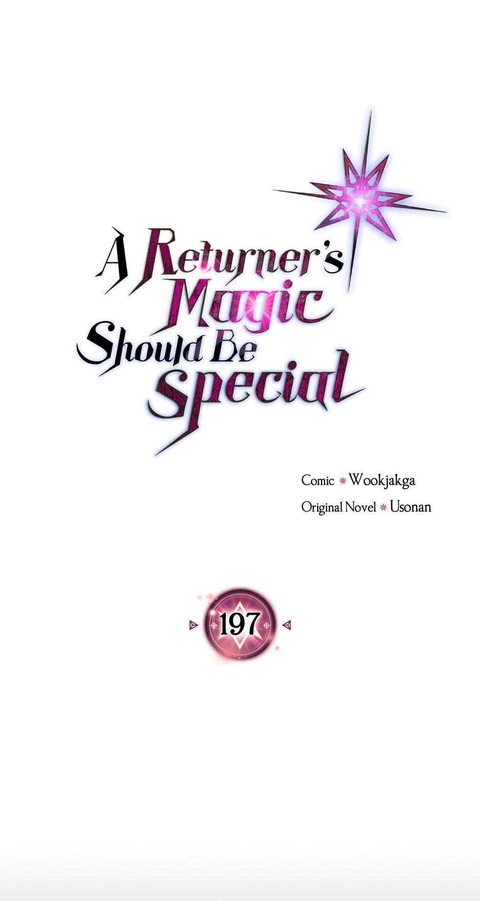Read A Returner's Magic Should Be Special Manga Online