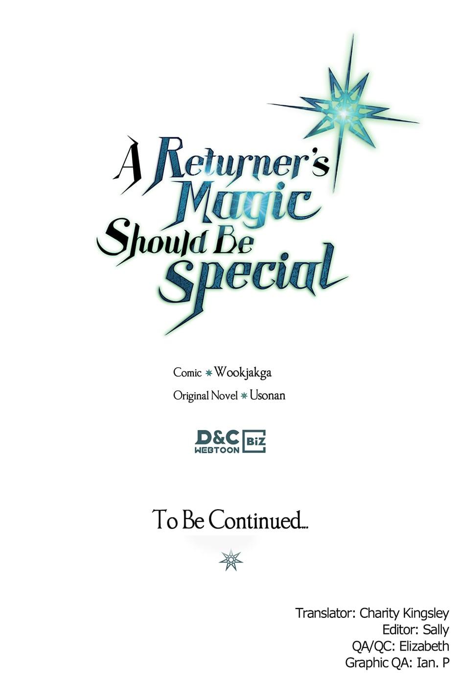 Read A Returner's Magic Should Be Special Manga Online