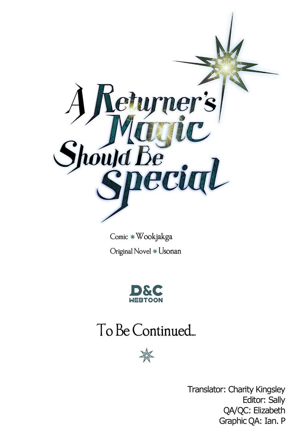 Read A Returner's Magic Should Be Special Manga Online