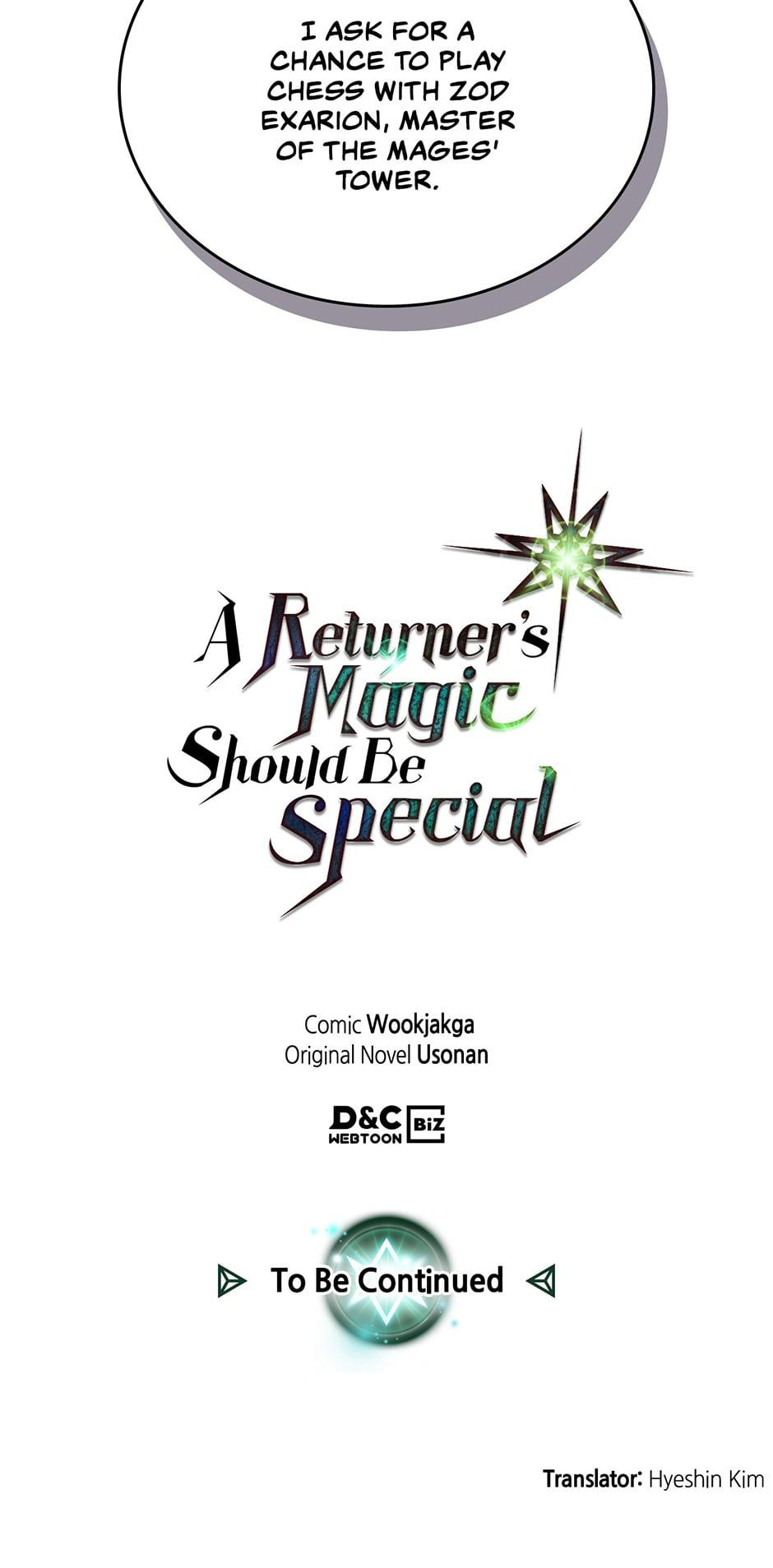 Read A Returner's Magic Should Be Special Manga Online
