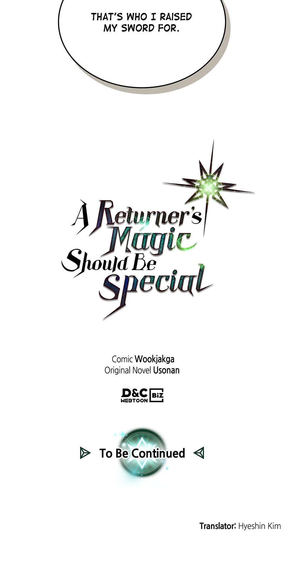 Read A Returner's Magic Should Be Special Manga Online