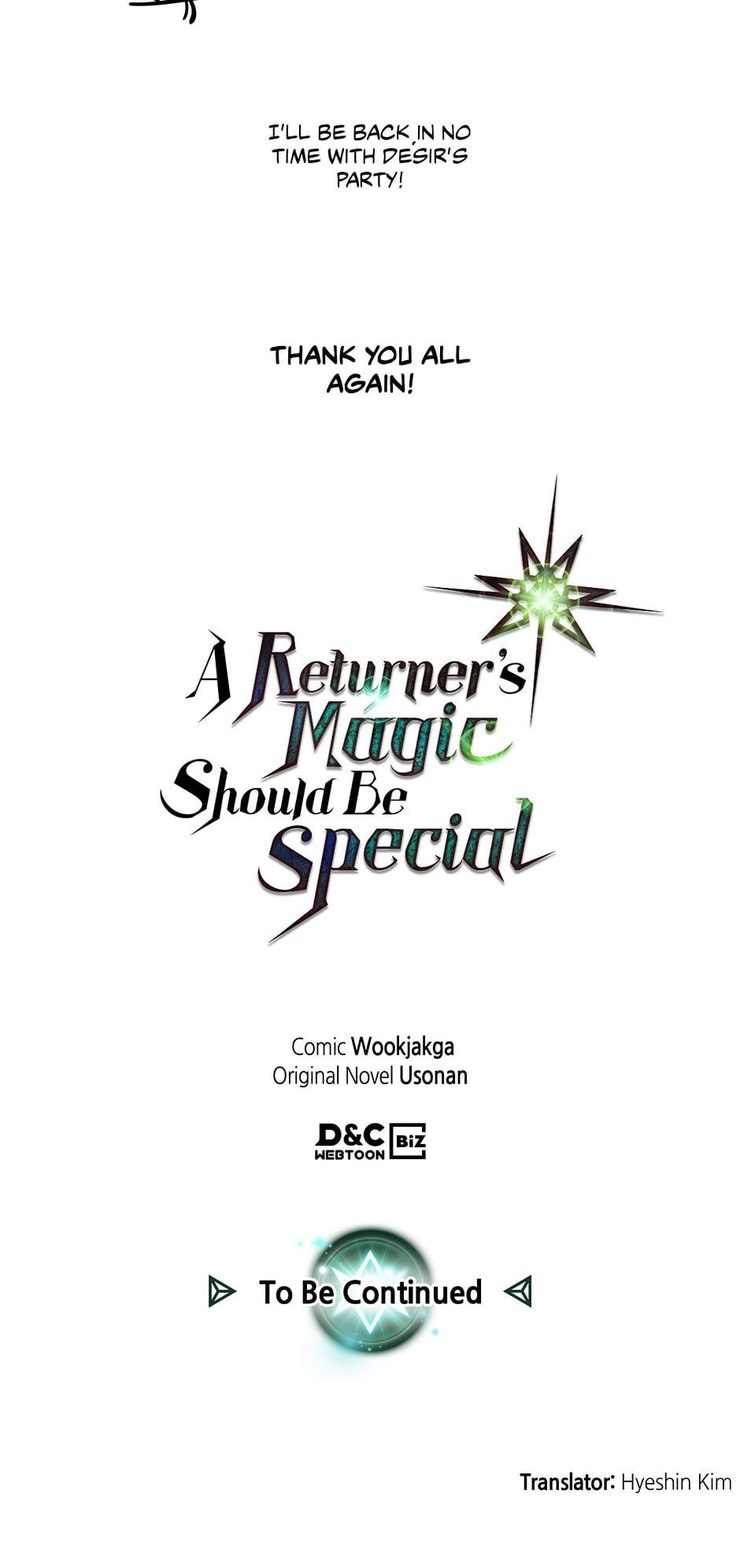 Read A Returner's Magic Should Be Special Manga Online