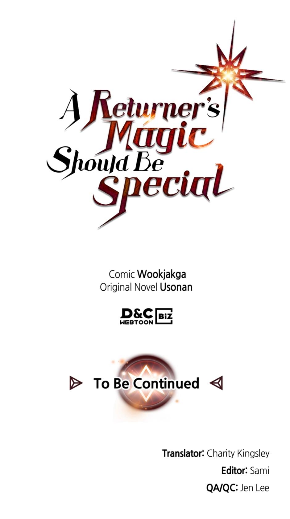 Read A Returner's Magic Should Be Special Manga Online