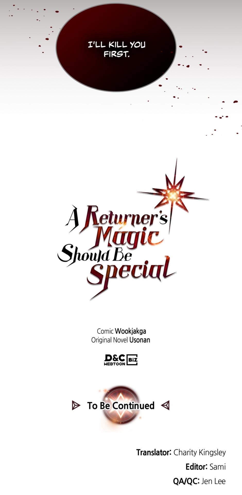 Read A Returner's Magic Should Be Special Manga Online