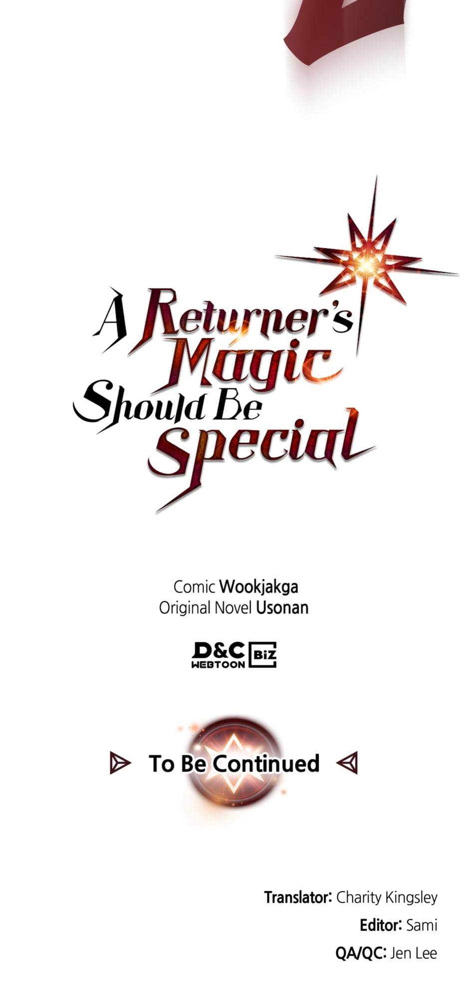 Read A Returner's Magic Should Be Special Manga Online