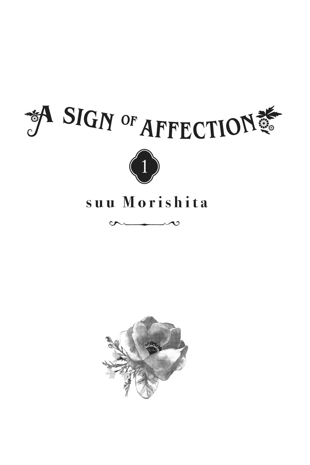 Read A Sign of Affection Manga Online