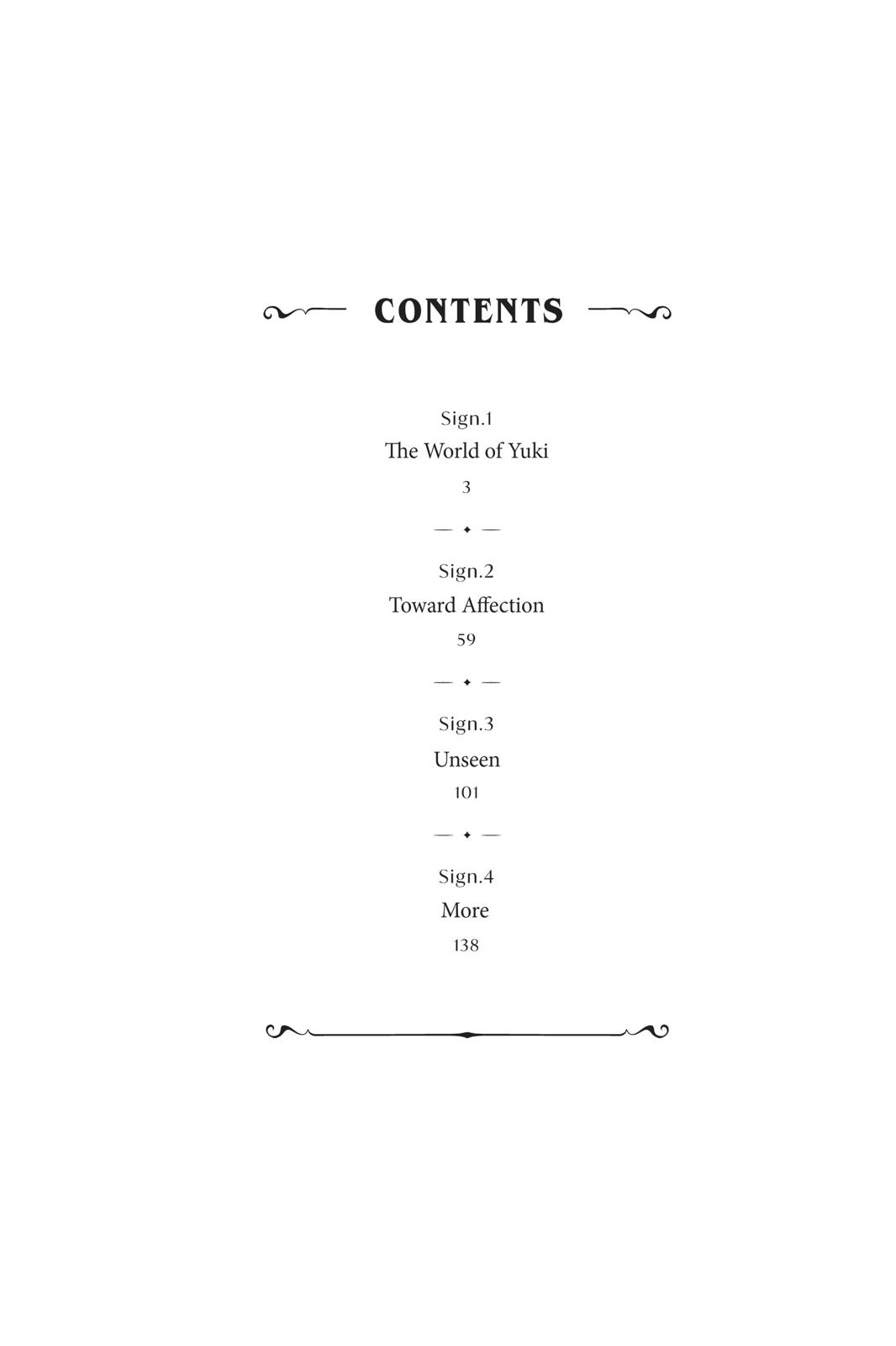 Read A Sign of Affection Manga Online