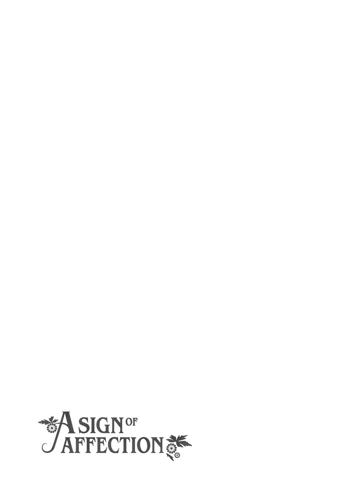Read A Sign of Affection Manga Online