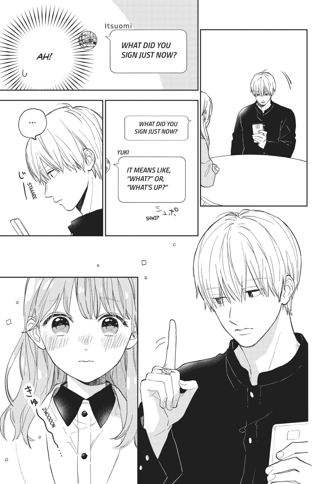 Read A Sign of Affection Manga Online