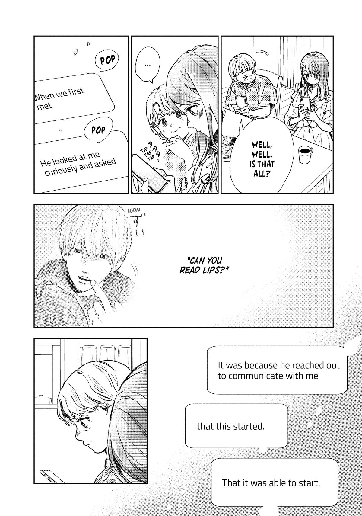 Read A Sign of Affection Manga Online