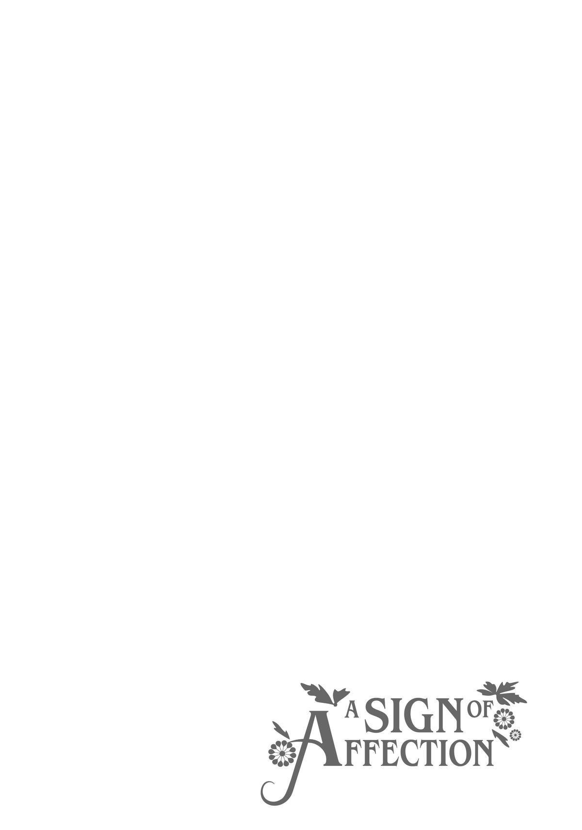 Read A Sign of Affection Manga Online