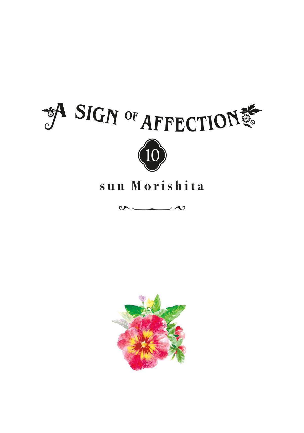 Read A Sign of Affection Manga Online