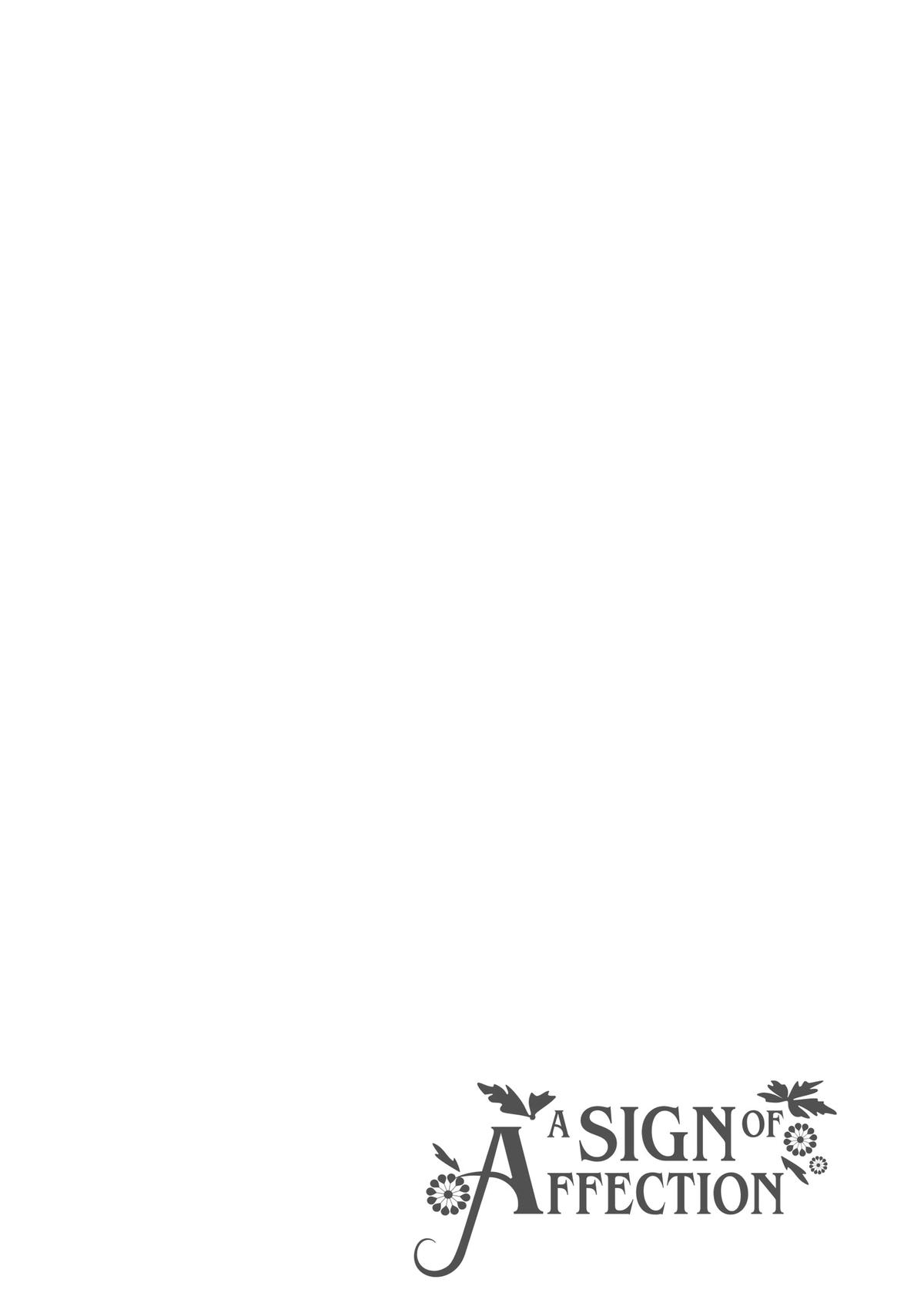 Read A Sign of Affection Manga Online