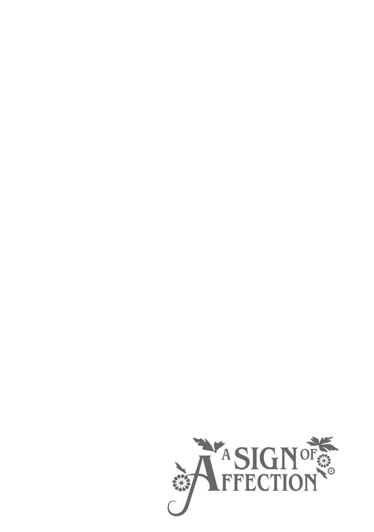 Read A Sign of Affection Manga Online