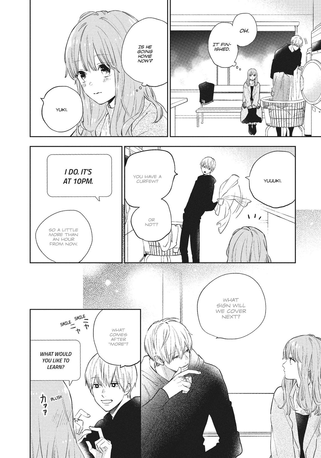 Read A Sign of Affection Manga Online