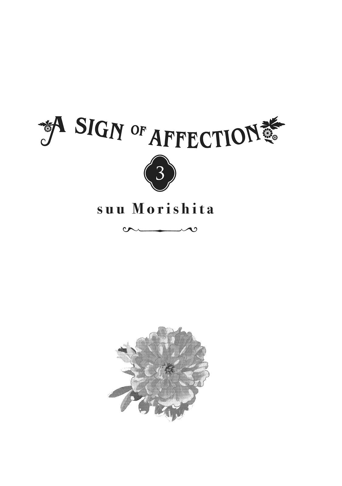 Read A Sign of Affection Manga Online