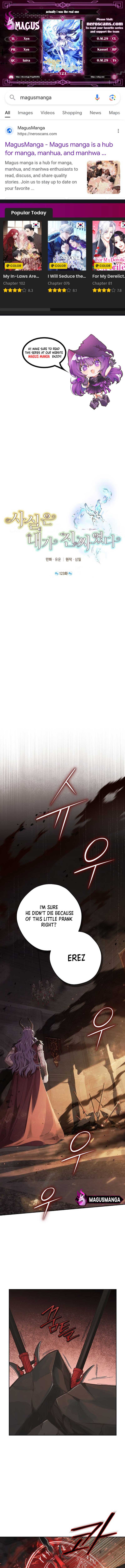 Read Actually I Was the Real One Manga Online