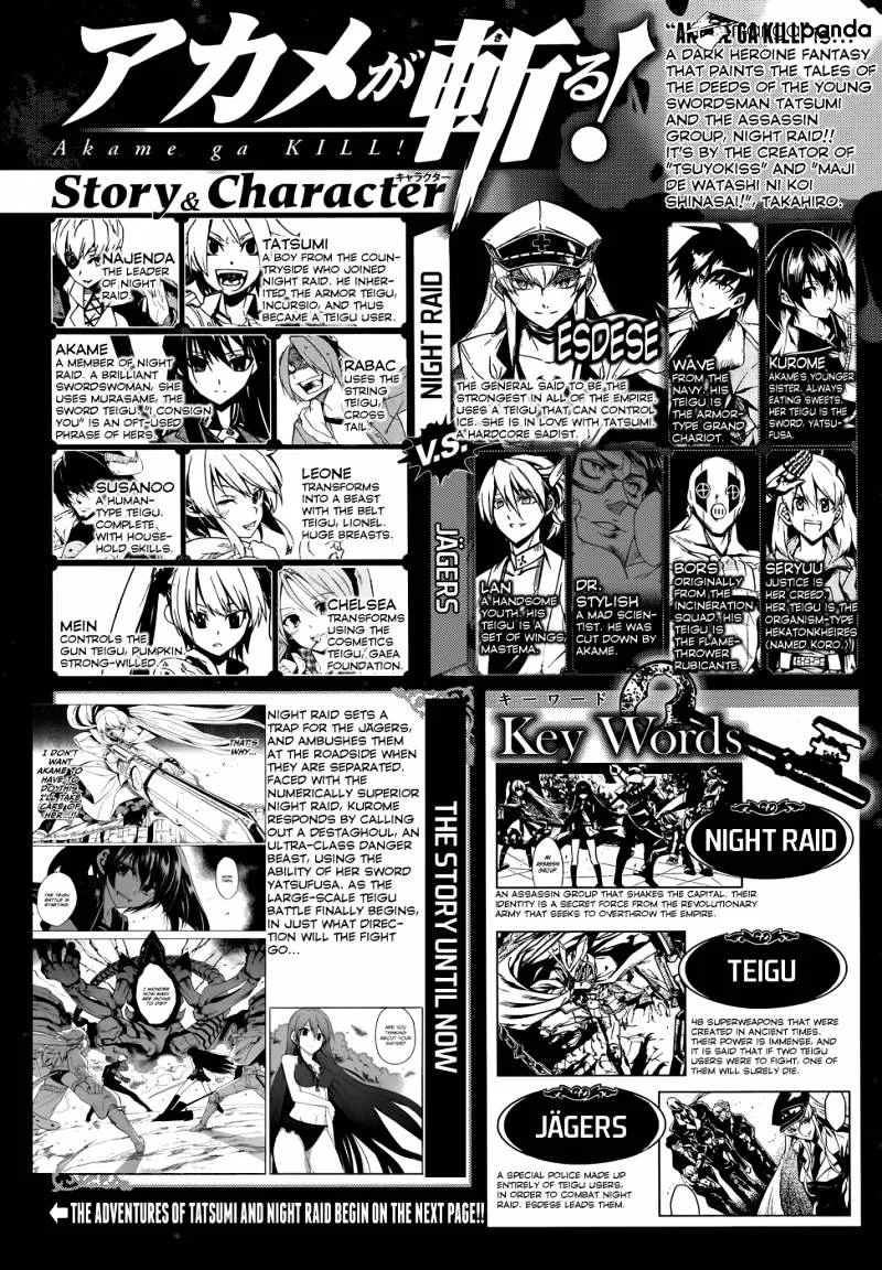 Read Akame Ga Kill! Manga Online