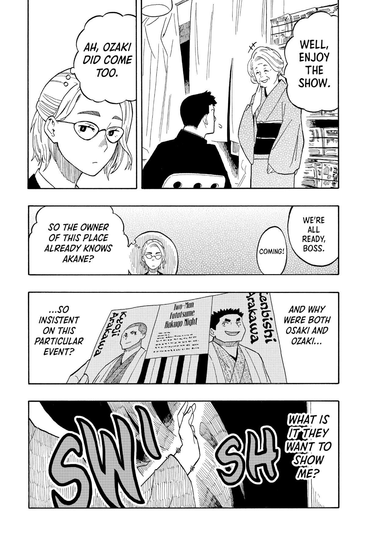Read Akane banashi Manga Online