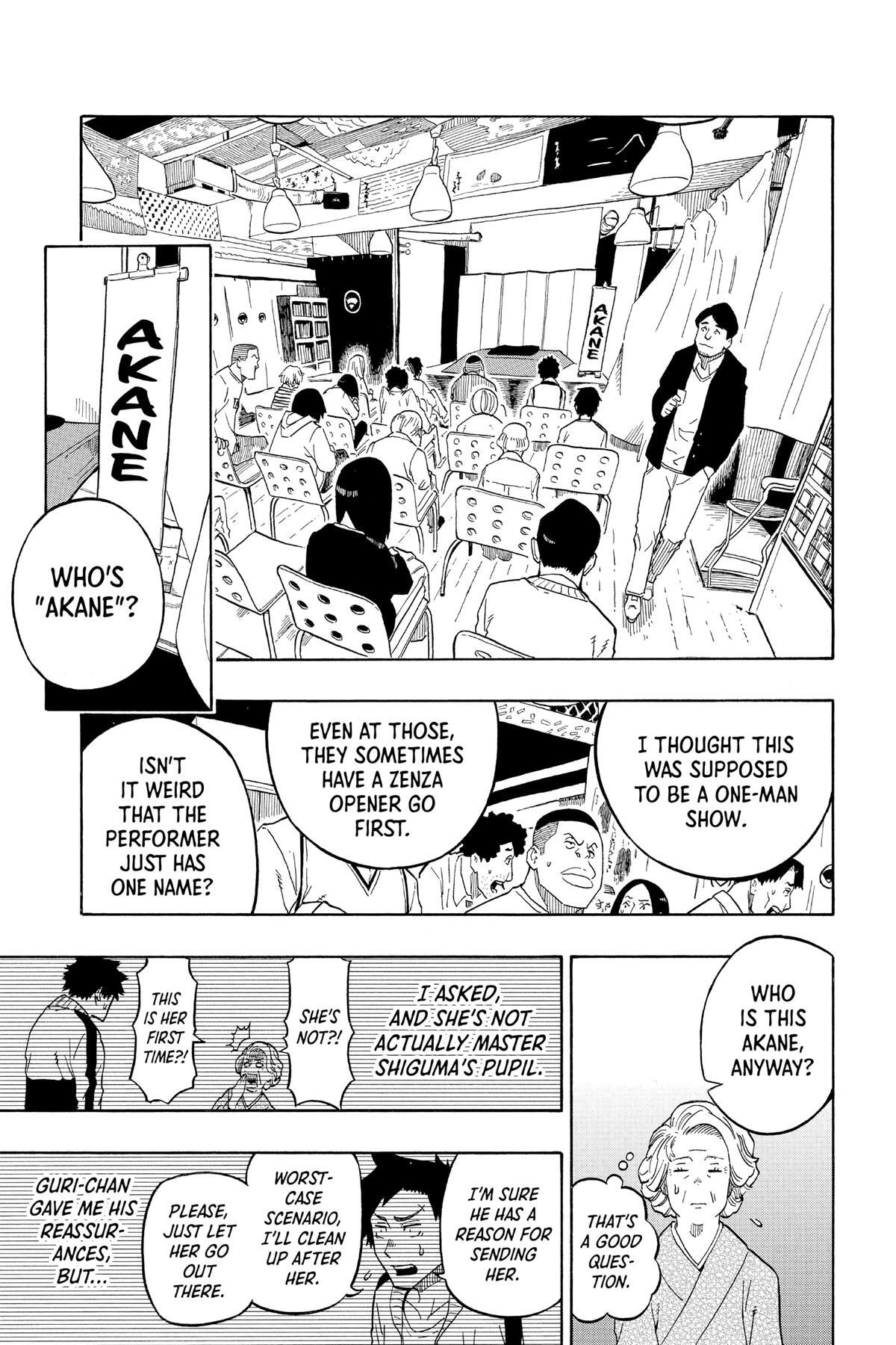 Read Akane banashi Manga Online