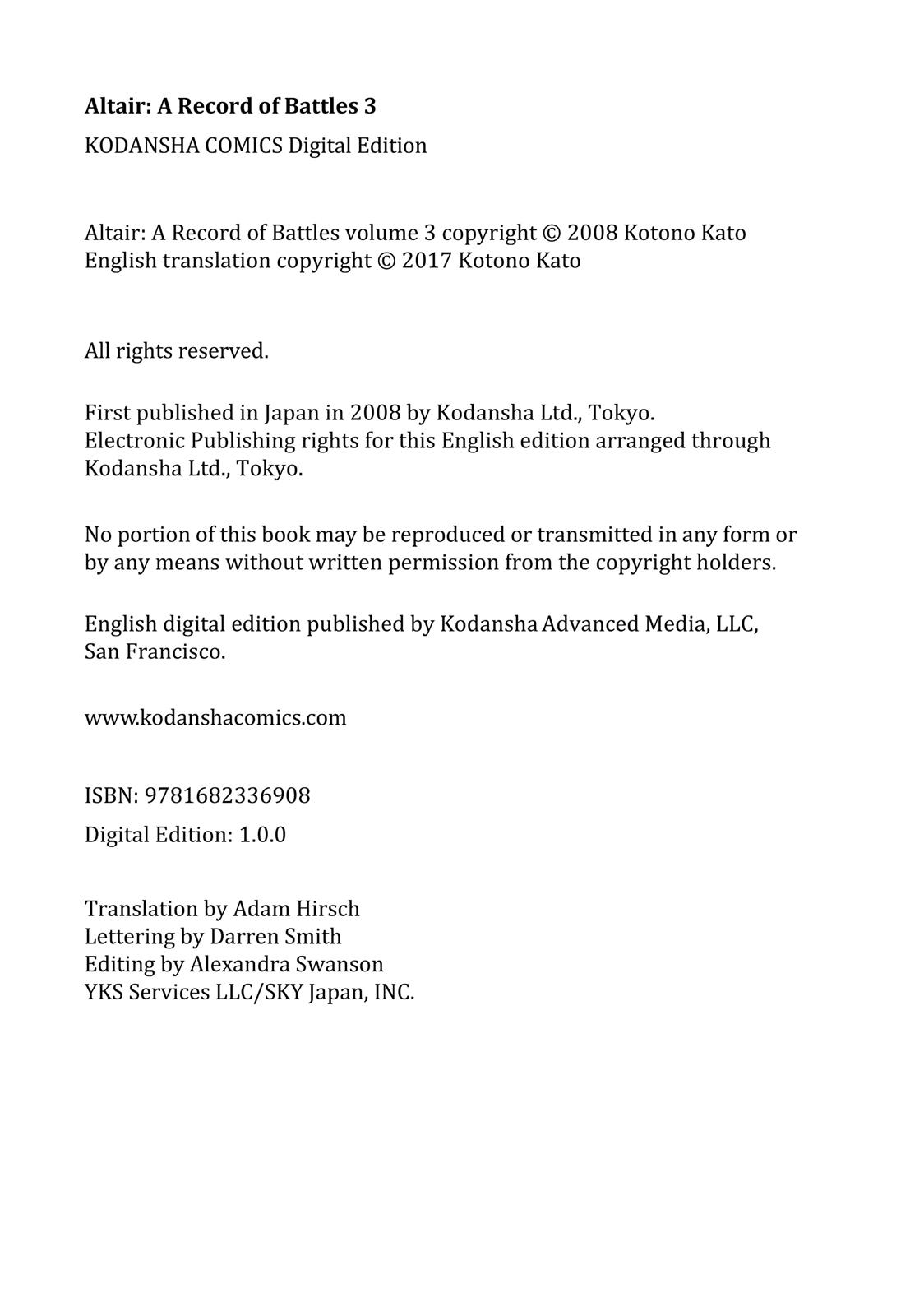 Read Altair - A Record of Battles Manga Online