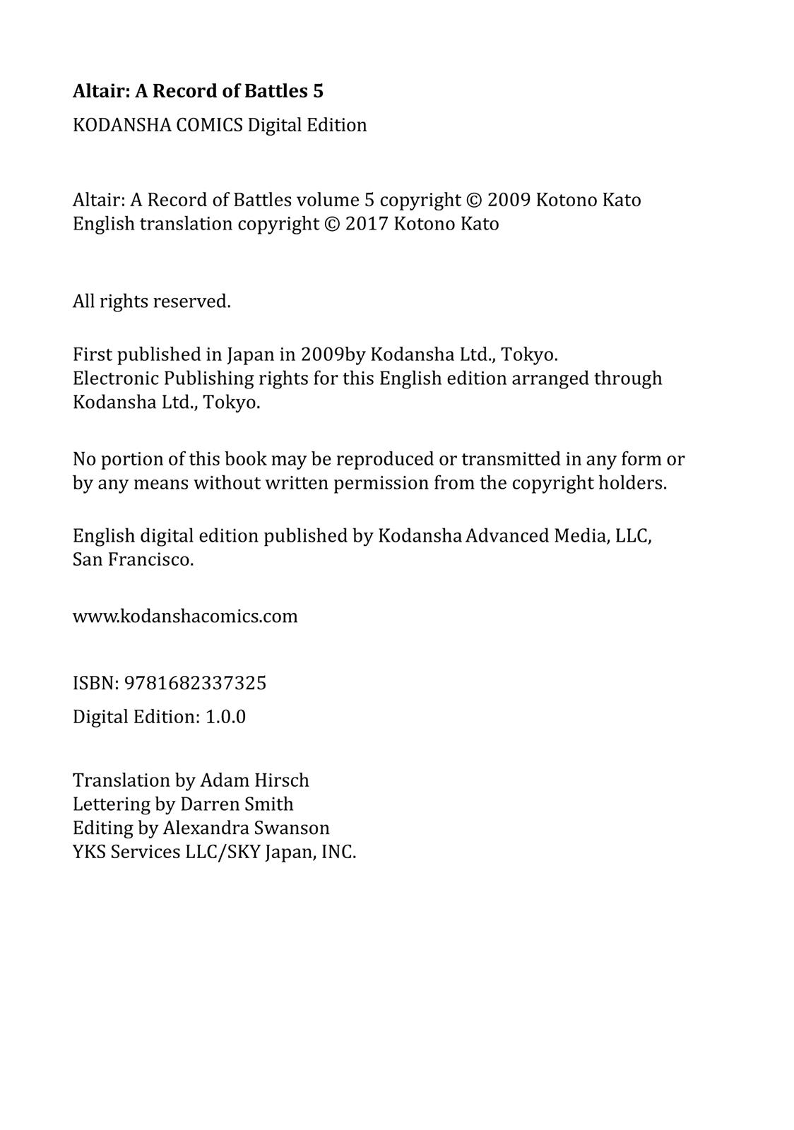 Read Altair - A Record of Battles Manga Online