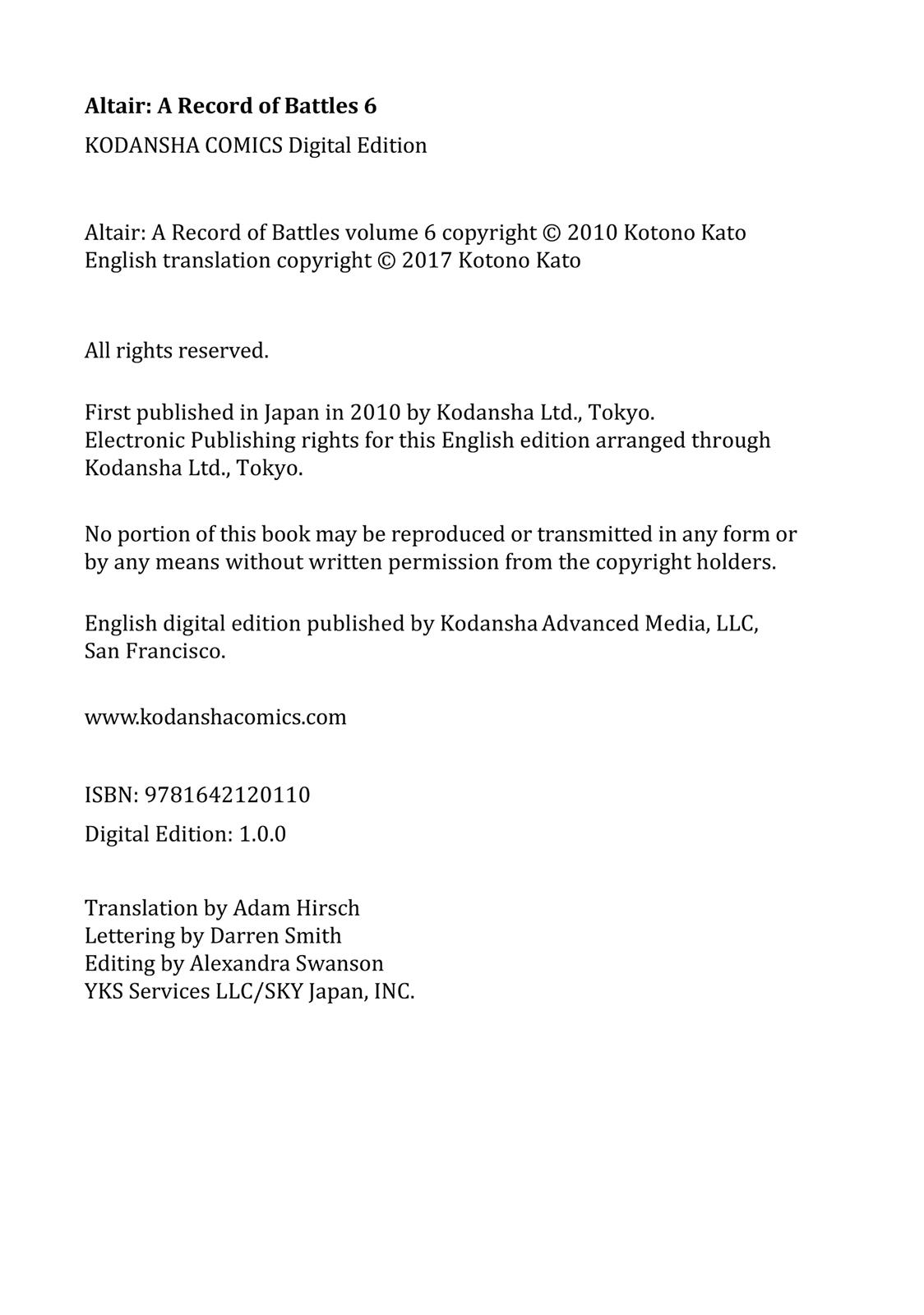 Read Altair - A Record of Battles Manga Online