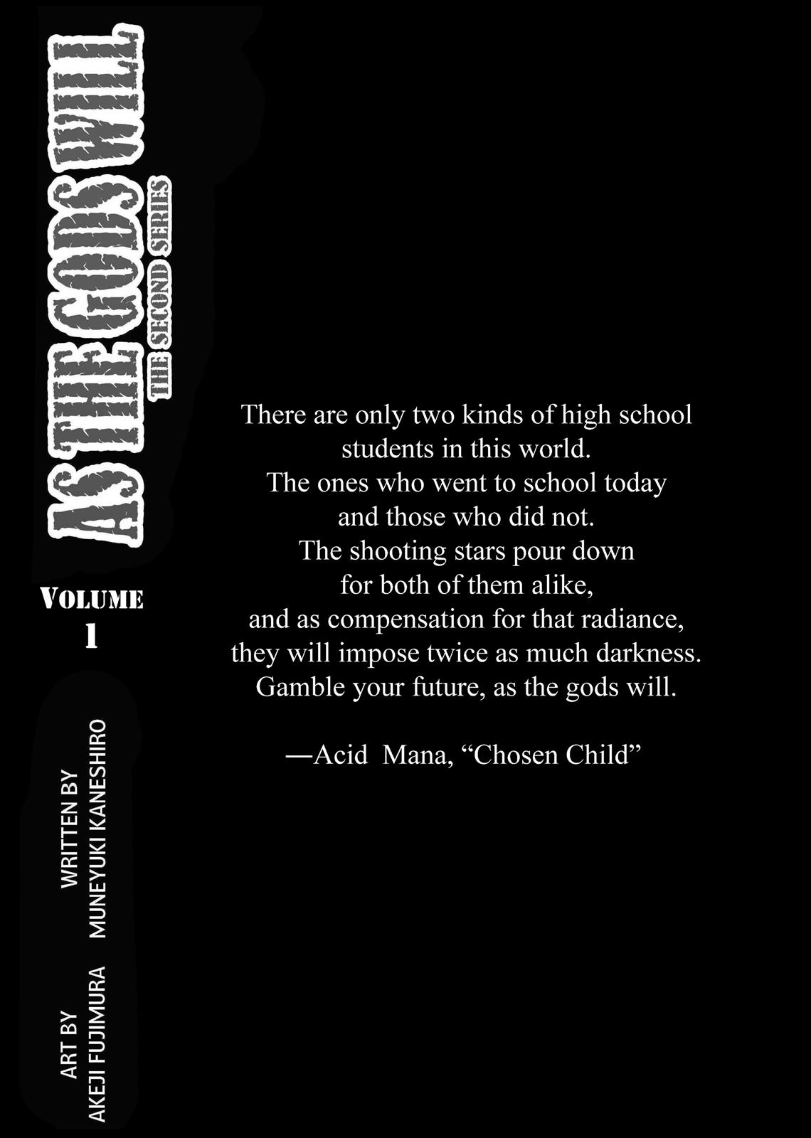 Read As The Gods Will - The Second Series Manga Online