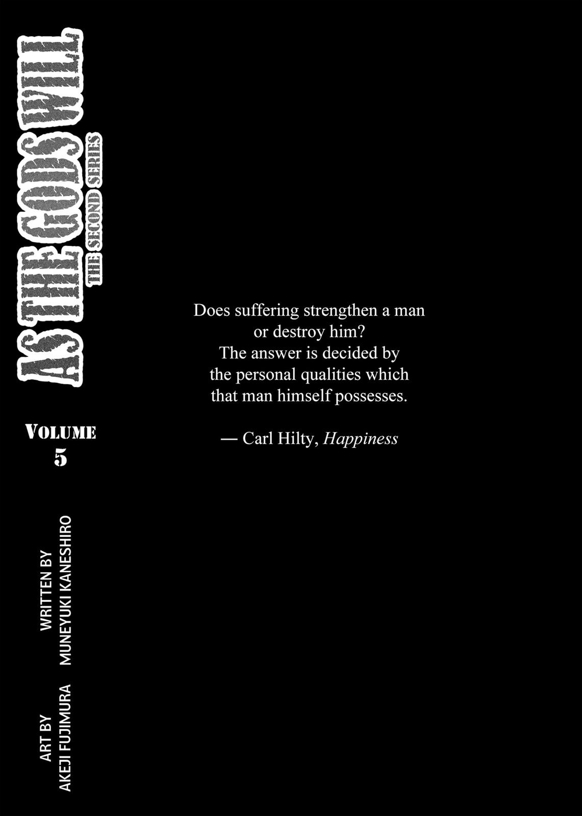Read As The Gods Will - The Second Series Manga Online