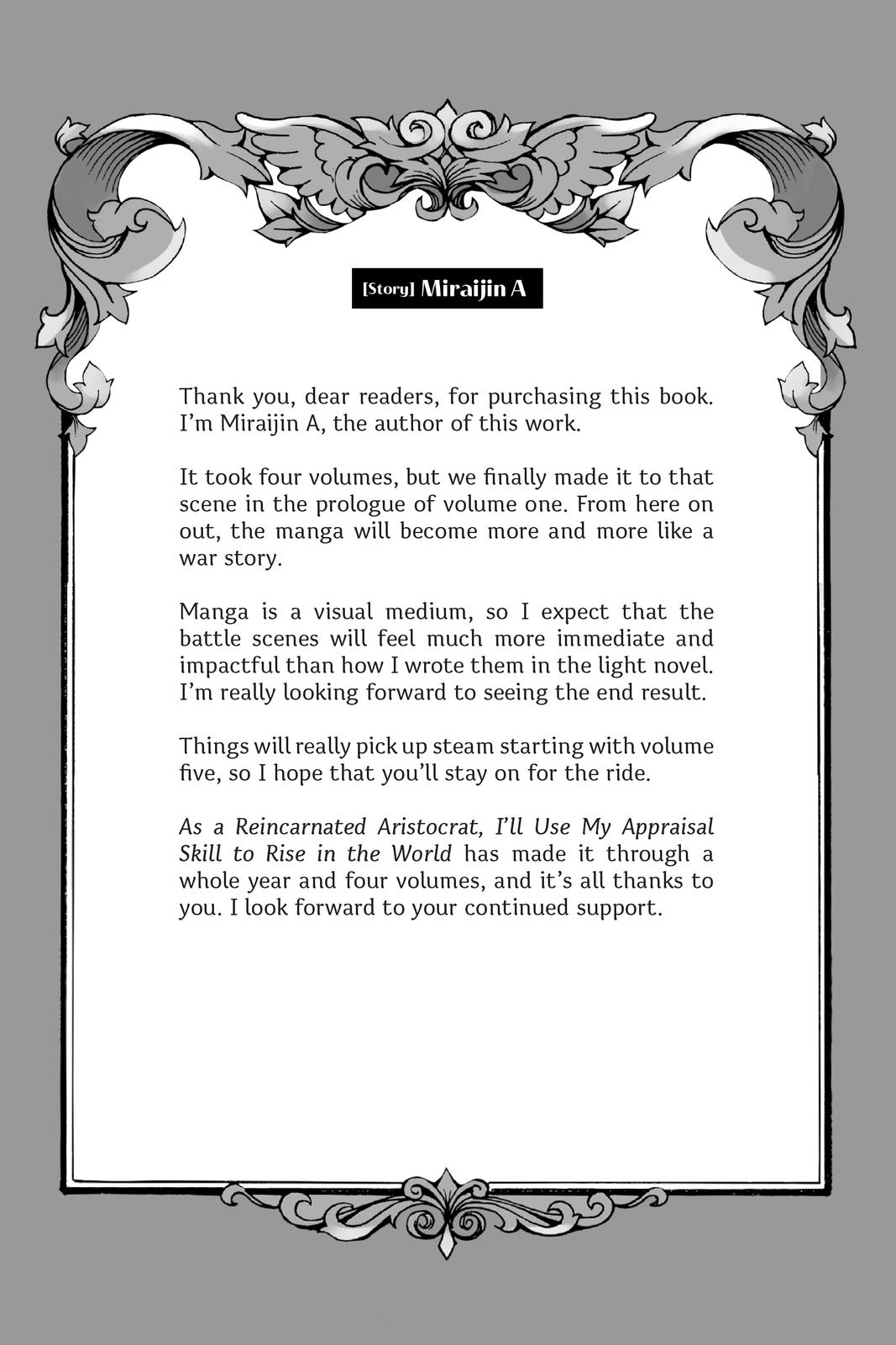 Read As a Reincarnated Aristocrat, I'll Use My Appraisal Skill to Rise in the World Manga Online