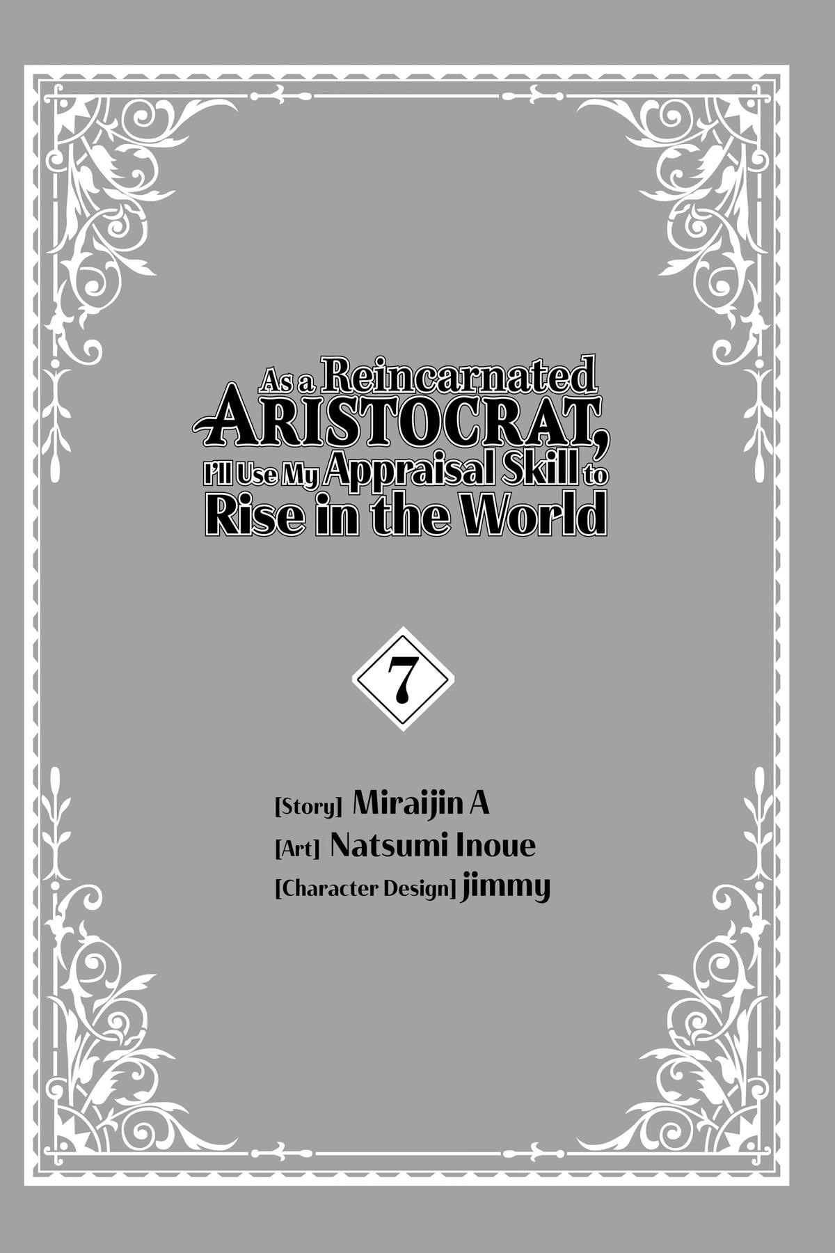 Read As a Reincarnated Aristocrat, I'll Use My Appraisal Skill to Rise in the World Manga Online