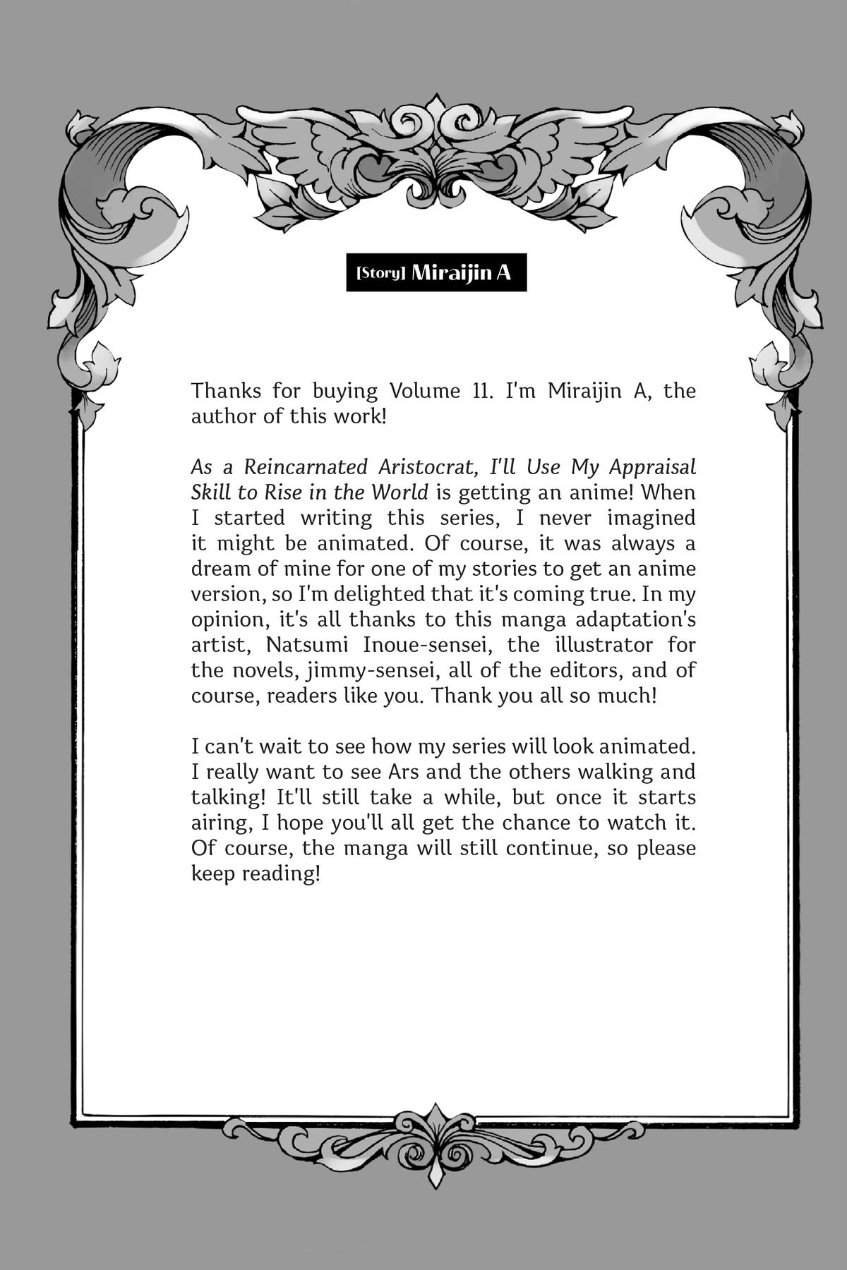 Read As a Reincarnated Aristocrat, I'll Use My Appraisal Skill to Rise in the World Manga Online