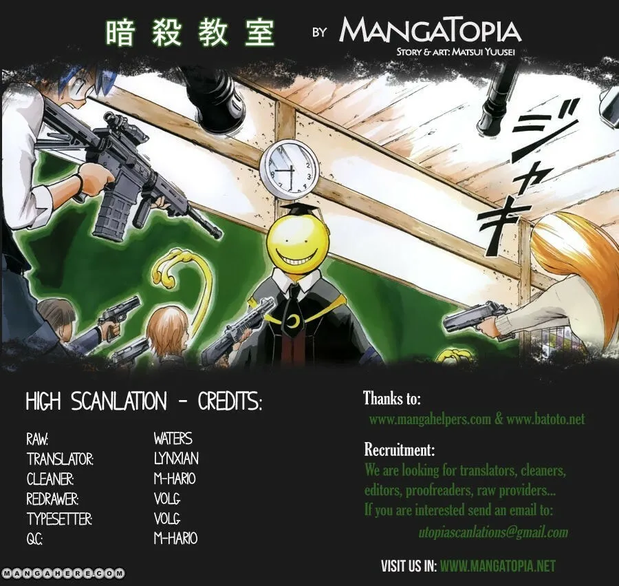 Read Assassination Classroom Manga Online