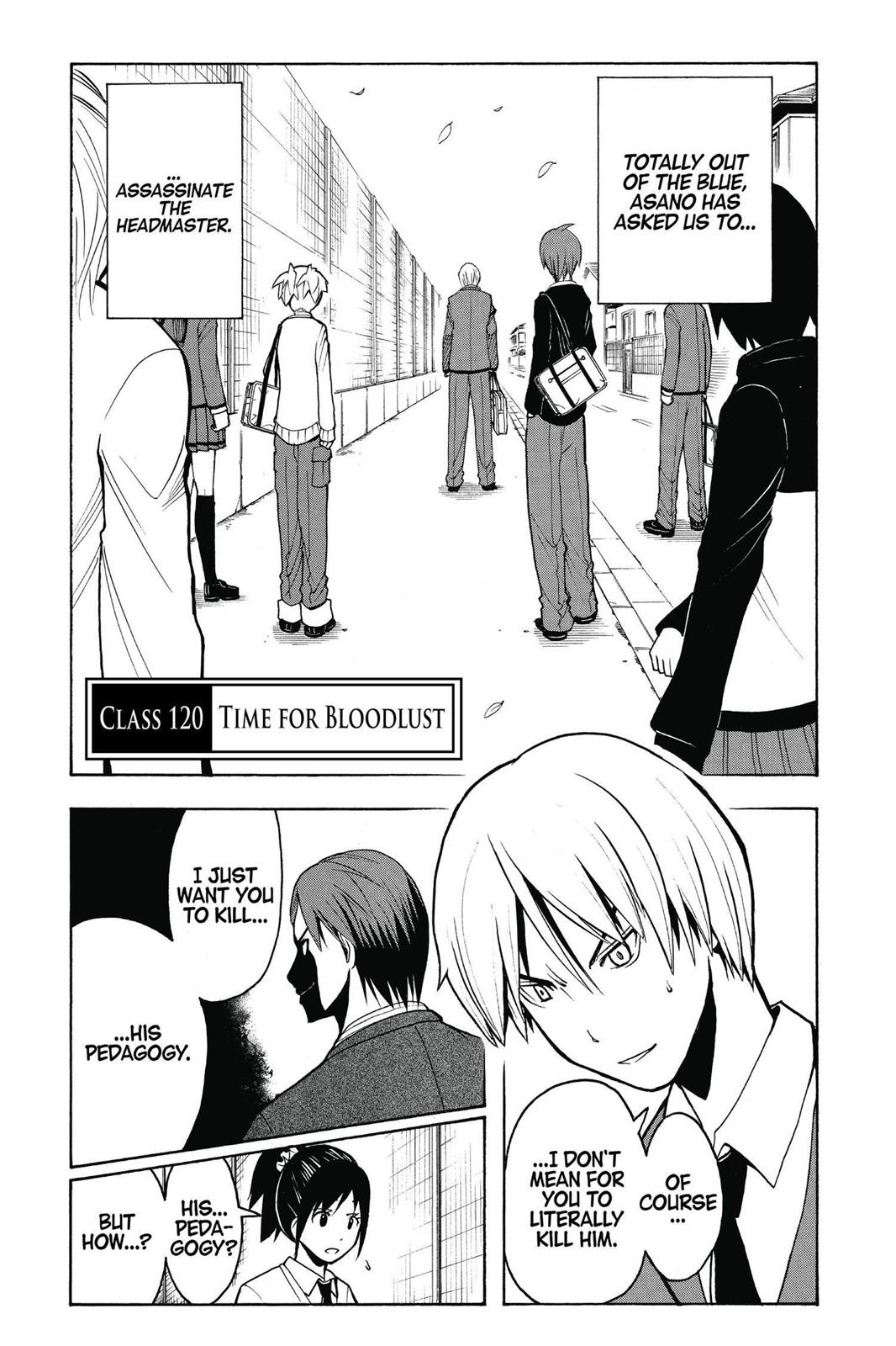 Read Assassination Classroom Manga Online